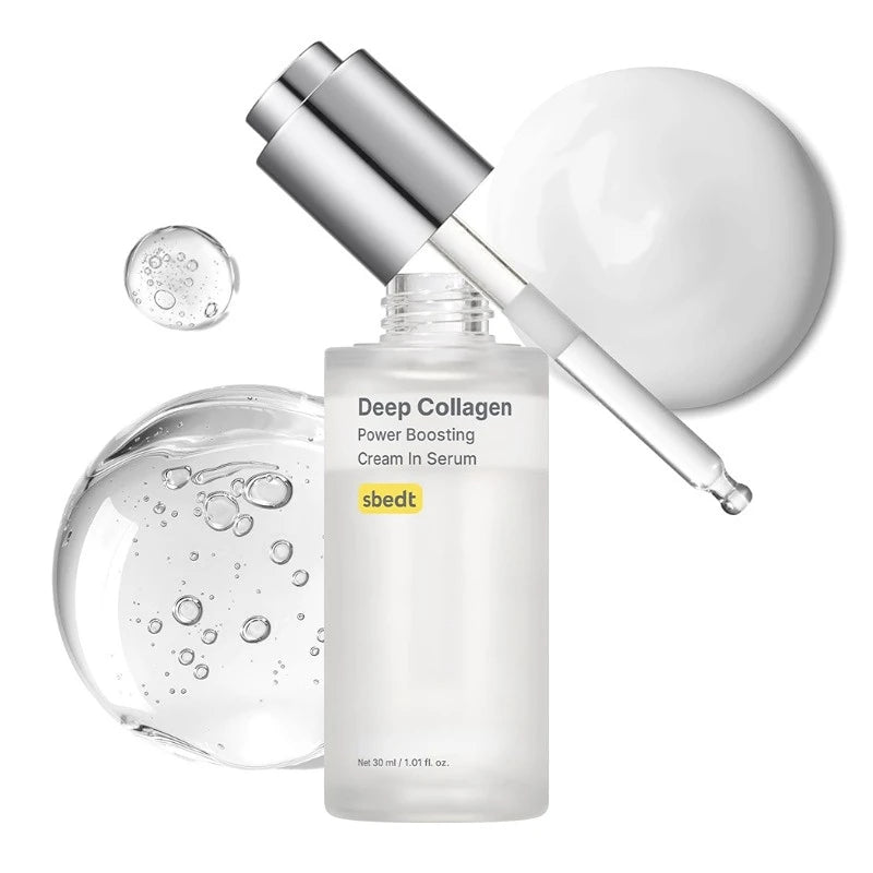Korean Sbect Skin Care Kit - Deep Collagen Silk Peptide Ampoule, Power Boosting Cream In Serum, Retinol Capsule Cream, Brighten