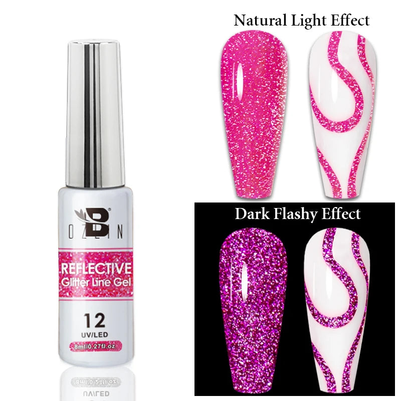 AWStorG 15ML Pink Color Gel Nail Polish Fantastic Adhesion Consistency Ultra Gorgeous Color Soak Off UV LED Semi Permanent Gel