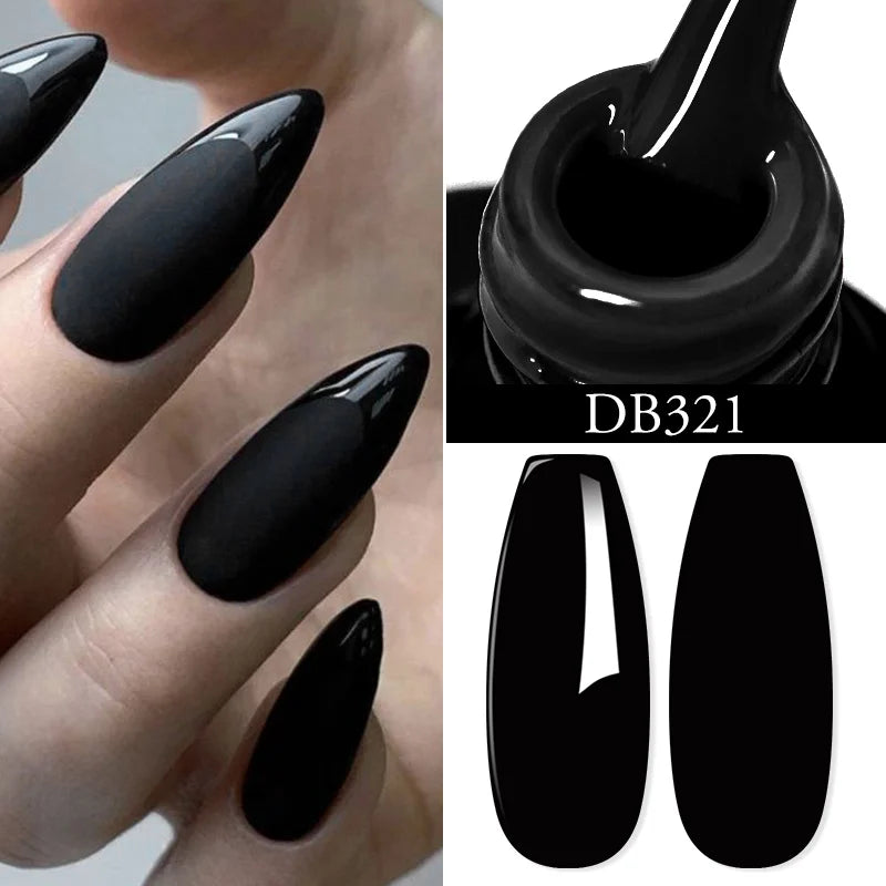 Mtssii 6ML Chocolate Color Gel Nail Polish Brown Semi Permanent UV Gel Autumn Winter Popular Soak Off Nail Art Gel Varnishes