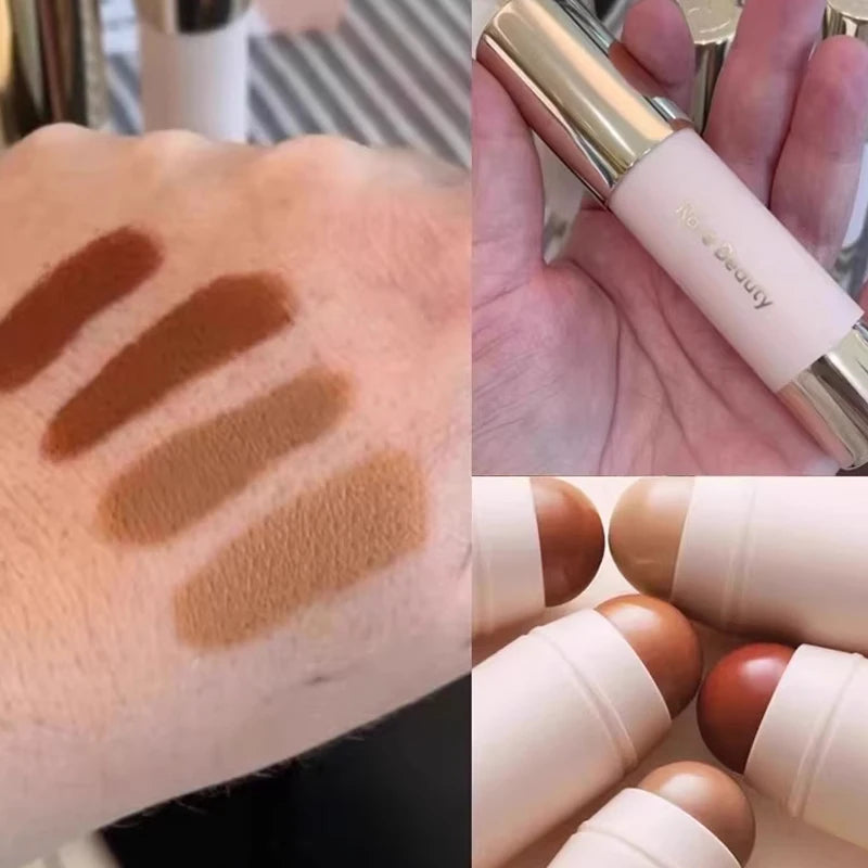 Liquid Blush, Butter Moisturizer & Contour Stick Set — Easy-to-Apply Everyday Makeup Bundle