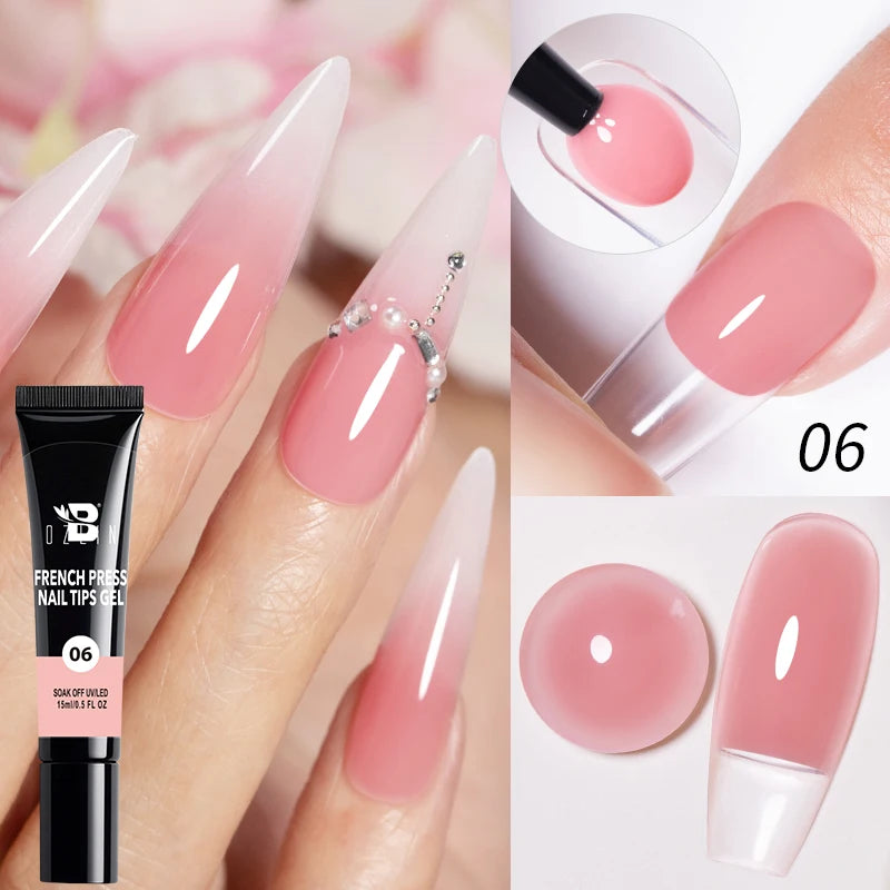 AWStorG 15ML Pink Color Gel Nail Polish Fantastic Adhesion Consistency Ultra Gorgeous Color Soak Off UV LED Semi Permanent Gel