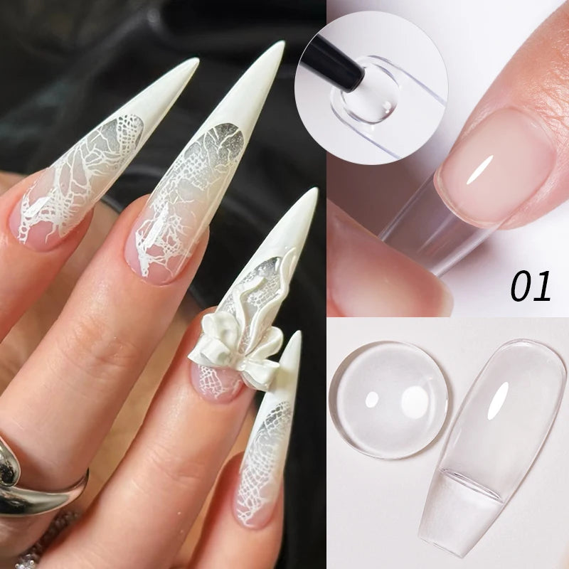 AWStorG 15ML Pink Color Gel Nail Polish Fantastic Adhesion Consistency Ultra Gorgeous Color Soak Off UV LED Semi Permanent Gel