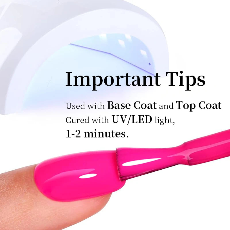 AWStorG 15ML Pink Color Gel Nail Polish Fantastic Adhesion Consistency Ultra Gorgeous Color Soak Off UV LED Semi Permanent Gel
