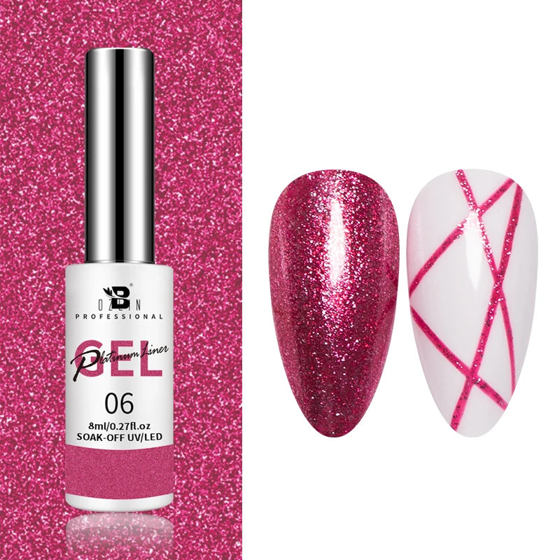 AWStorG 15ML Pink Color Gel Nail Polish Fantastic Adhesion Consistency Ultra Gorgeous Color Soak Off UV LED Semi Permanent Gel