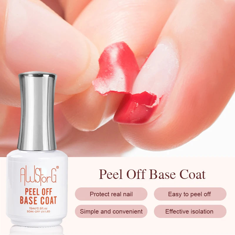 AWStorG 15ML Pink Color Gel Nail Polish Fantastic Adhesion Consistency Ultra Gorgeous Color Soak Off UV LED Semi Permanent Gel