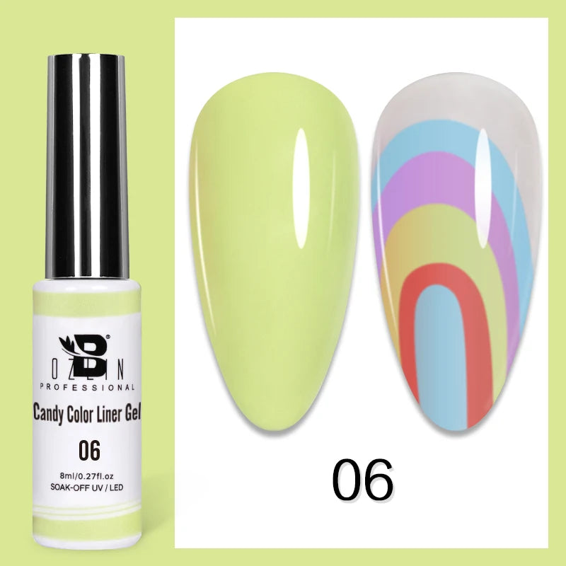 AWStorG 15ML Pink Color Gel Nail Polish Fantastic Adhesion Consistency Ultra Gorgeous Color Soak Off UV LED Semi Permanent Gel