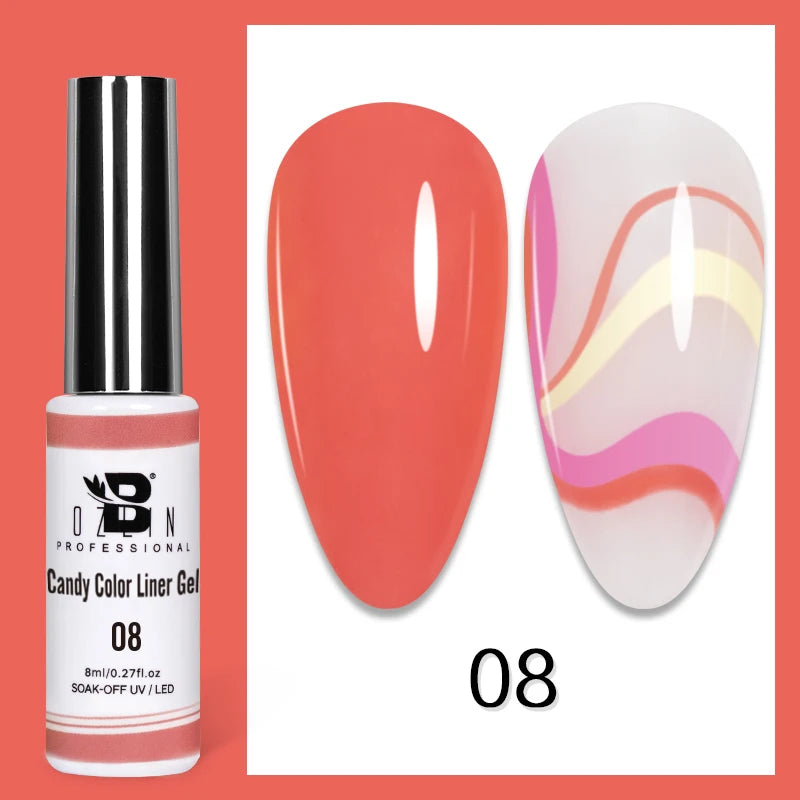 AWStorG 15ML Pink Color Gel Nail Polish Fantastic Adhesion Consistency Ultra Gorgeous Color Soak Off UV LED Semi Permanent Gel