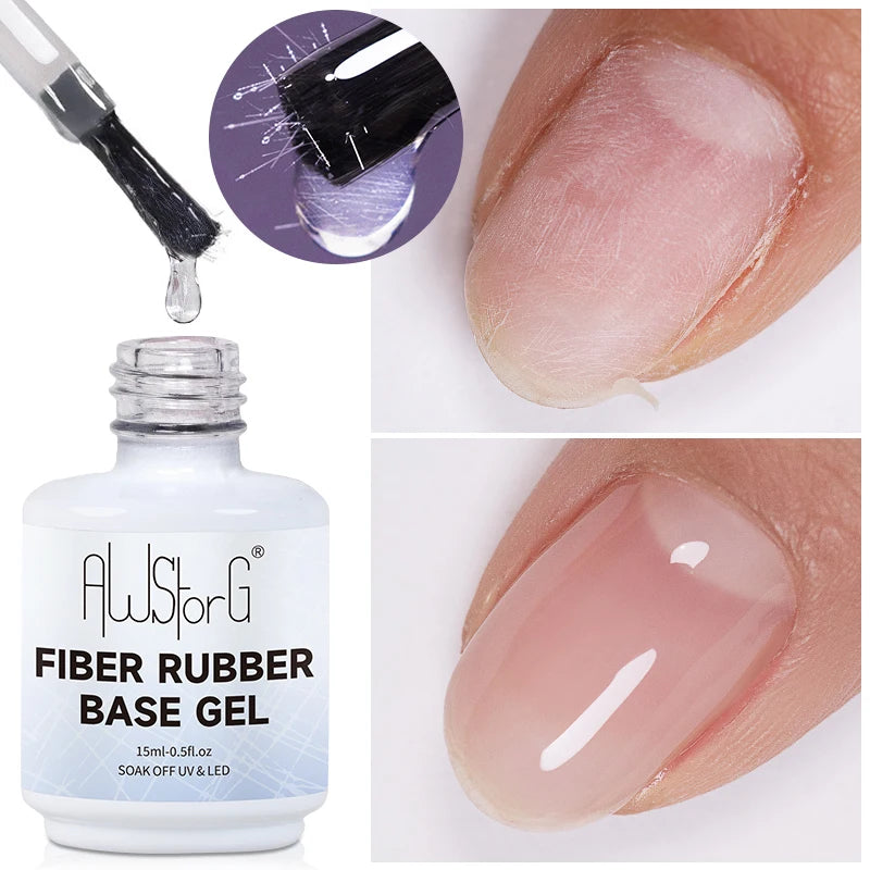 AWStorG 15ML Pink Color Gel Nail Polish Fantastic Adhesion Consistency Ultra Gorgeous Color Soak Off UV LED Semi Permanent Gel