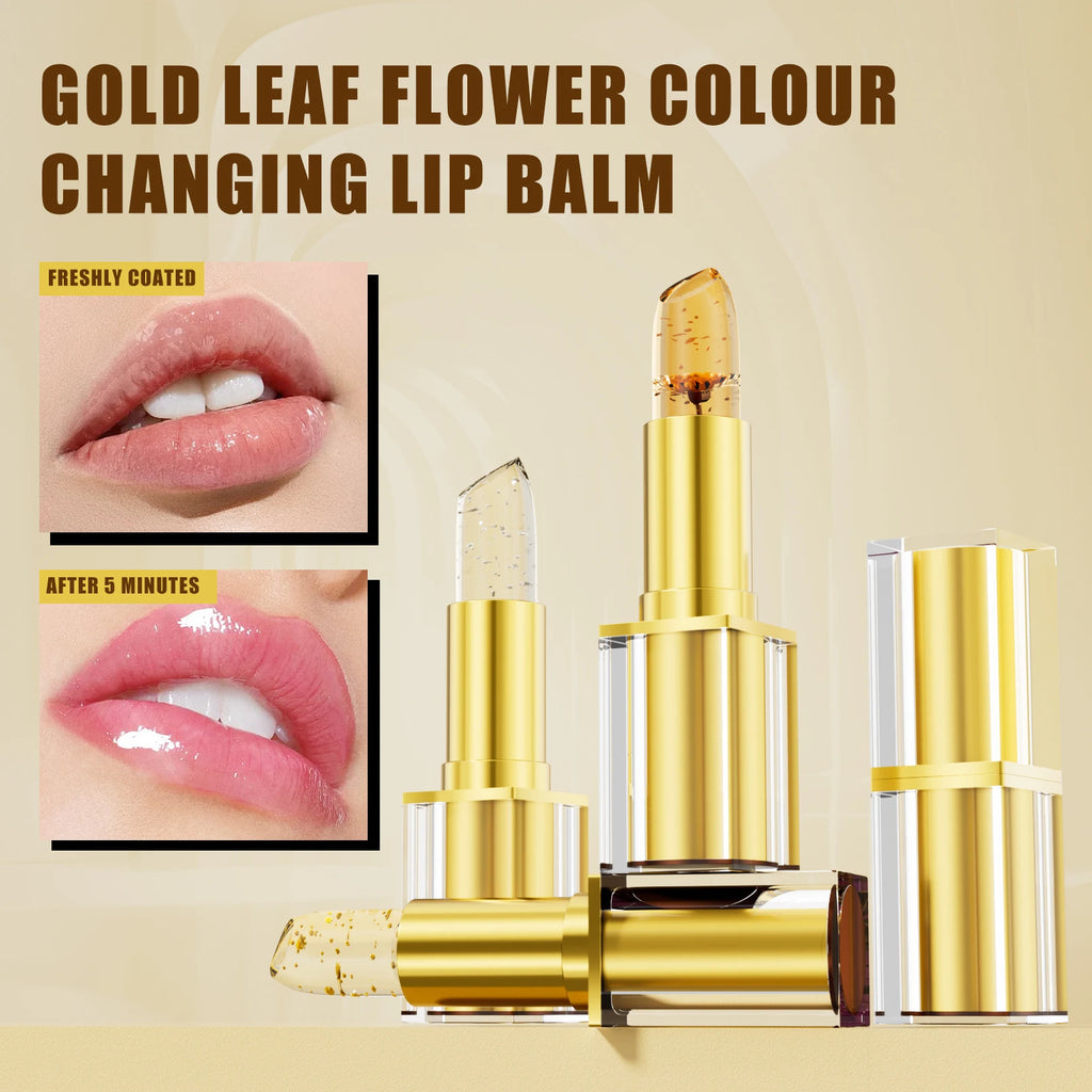 Hellokiss Crystal Color-Changing Petal Lipstick for Women Moisturizes Long-Lasting and Non-Sticky Cup Lip Balm