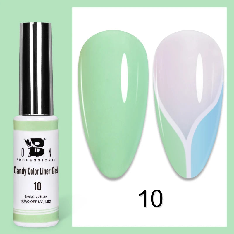 AWStorG 15ML Pink Color Gel Nail Polish Fantastic Adhesion Consistency Ultra Gorgeous Color Soak Off UV LED Semi Permanent Gel