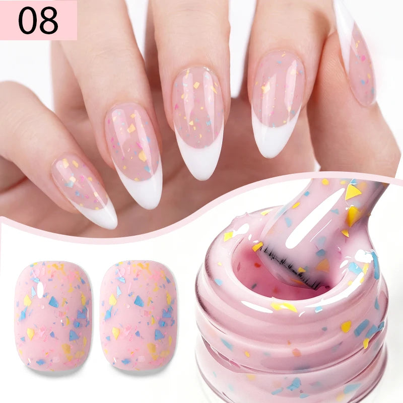 AWStorG 15ML Pink Color Gel Nail Polish Fantastic Adhesion Consistency Ultra Gorgeous Color Soak Off UV LED Semi Permanent Gel
