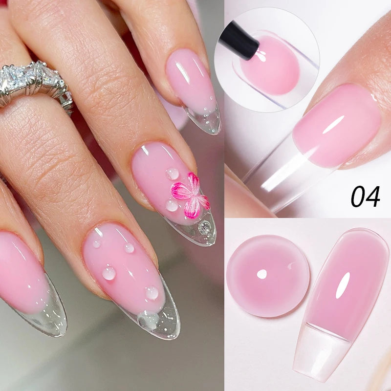AWStorG 15ML Pink Color Gel Nail Polish Fantastic Adhesion Consistency Ultra Gorgeous Color Soak Off UV LED Semi Permanent Gel
