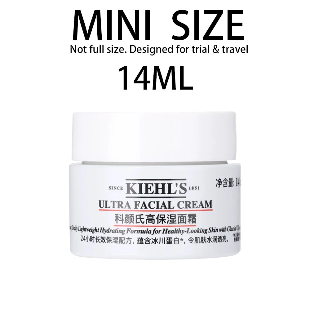 Kiehl's Ultra Facial Cream 14ml/50ml/125ml Hydrating Moisturizer Face Cream With Squalane Glacial Glycoprotein Strengthen Skin