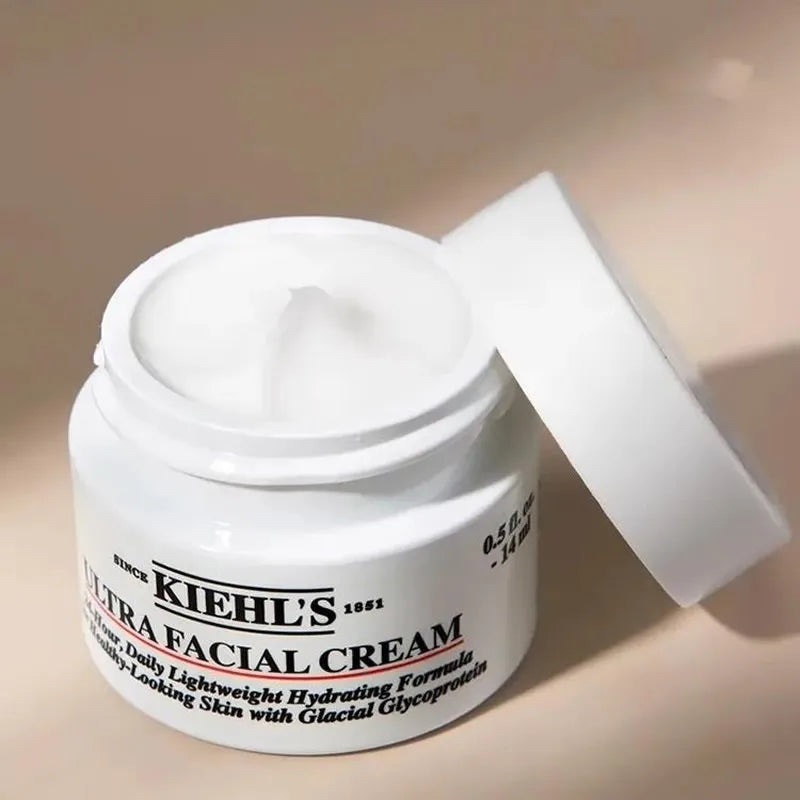 Kiehl's Ultra Facial Cream 14ml/50ml/125ml Hydrating Moisturizer Face Cream With Squalane Glacial Glycoprotein Strengthen Skin